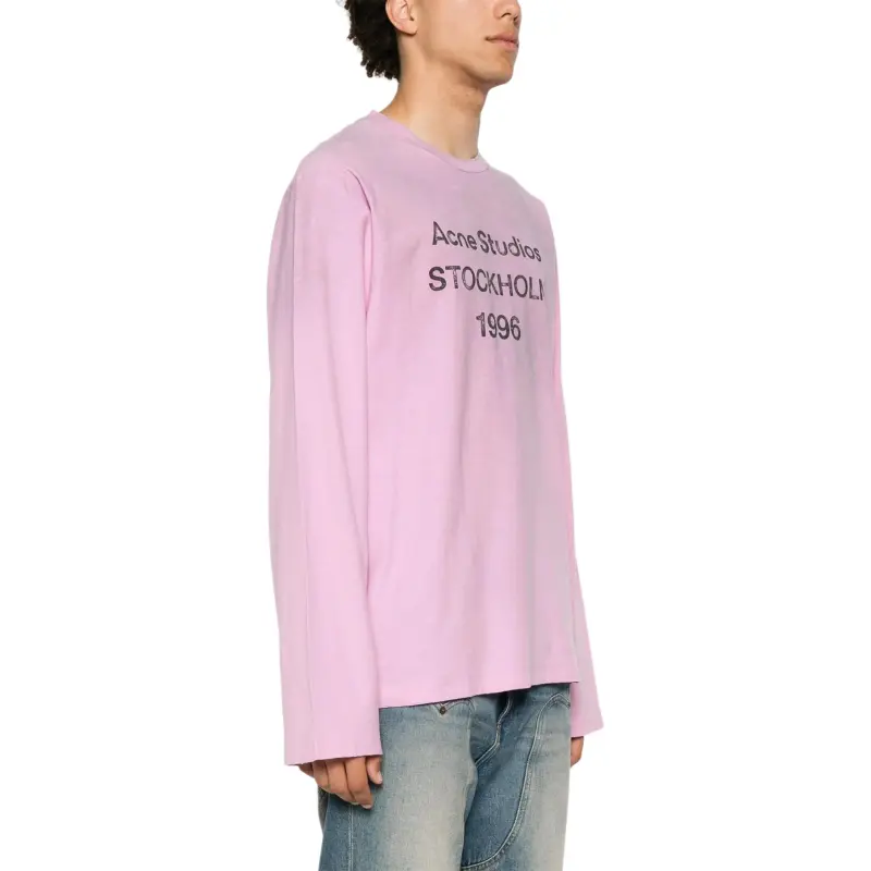 Acne Studios Logo Long-Sleeve T-Shirt-3