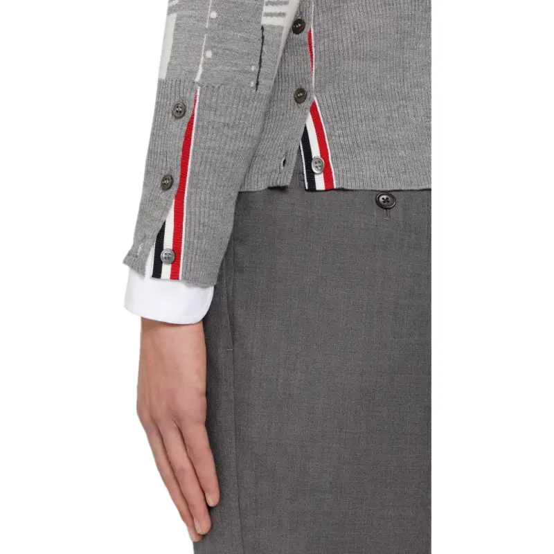 THOM BROWNE· FW21 Sweater Men's Gray-3