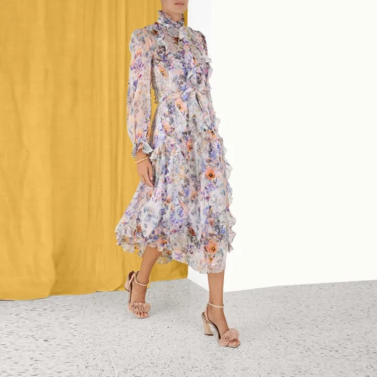 Zimmermann Tama Ruffled Midi Dress-3
