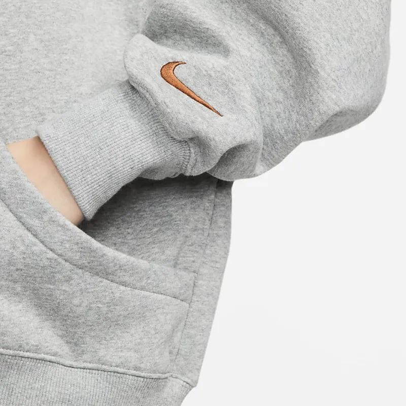 Nike Sportswear Sweatshirts Women's Toned Dark Gray/Particle Gray/Walnut Yellow-3