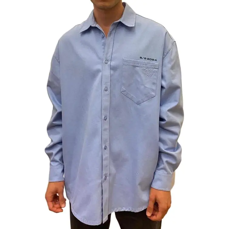 Martine Rose Embroidered logo Cotton Shirt-3