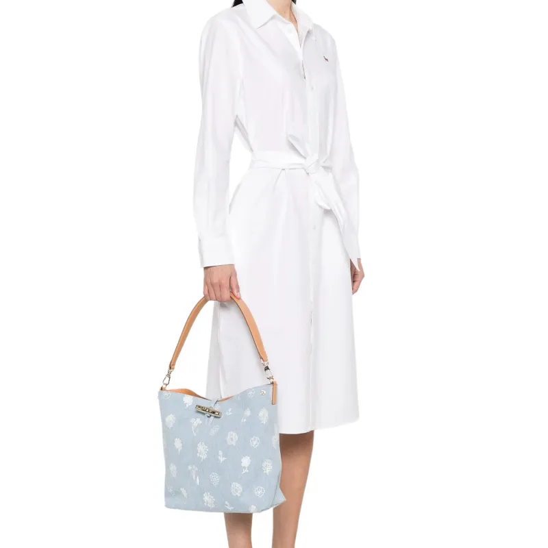 LONGCHAMP Medium Le Roseau Shoulder Bag-4