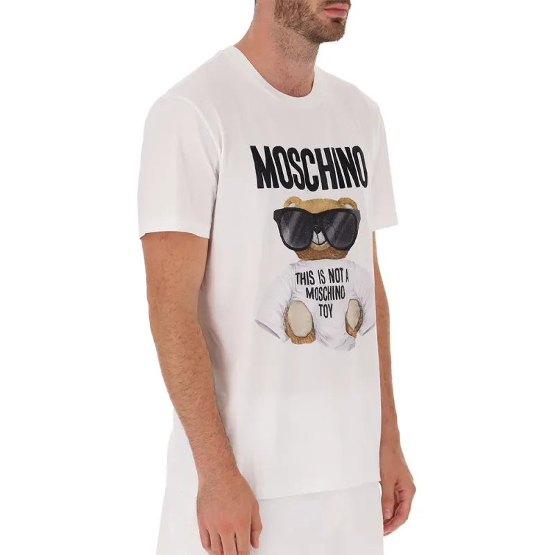 MOSCHINO T Shirts Men White-3