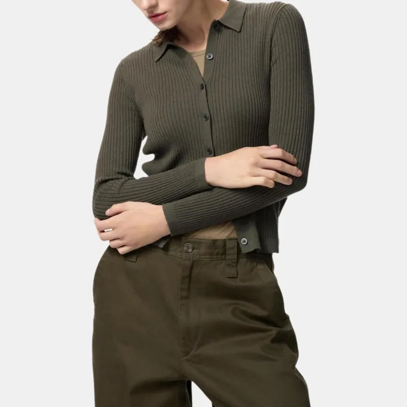 UNIQLO Sweater Women's Dark Olive-1