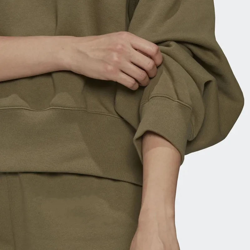 Adidas Originals ESSENTIALS Sweatshirt Women's Olive-2