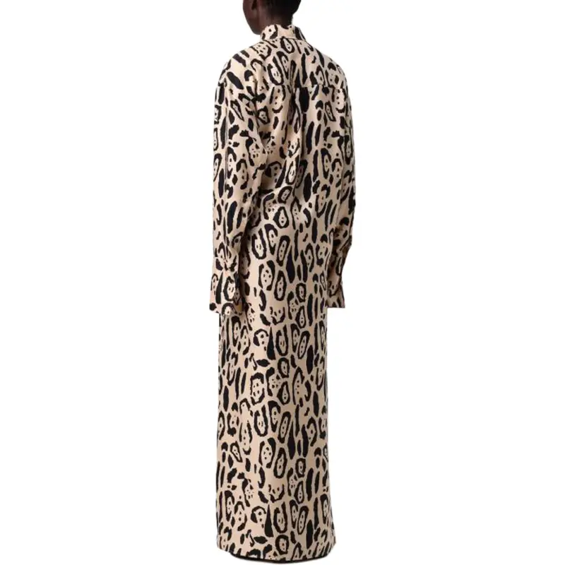 SportMax Astoria All Over Patterned Tie Waist Dress-1