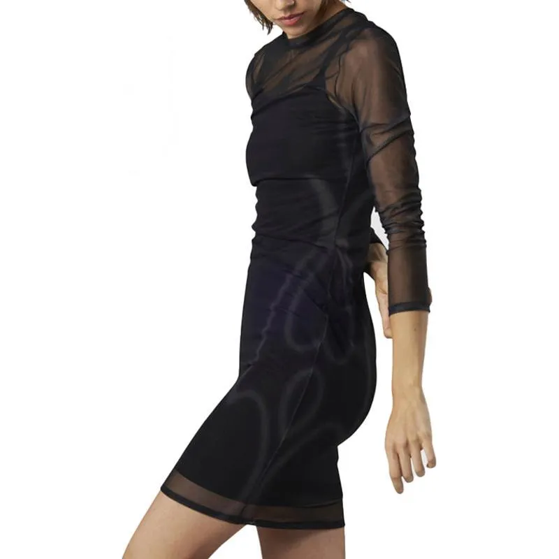 Vision Of Super Long Sleeved Dresses Women's Black-1