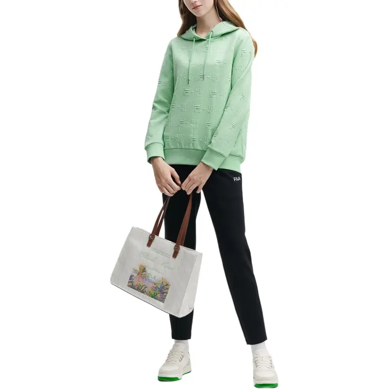 FILA Sweatshirt Women's Light Bright Green-4