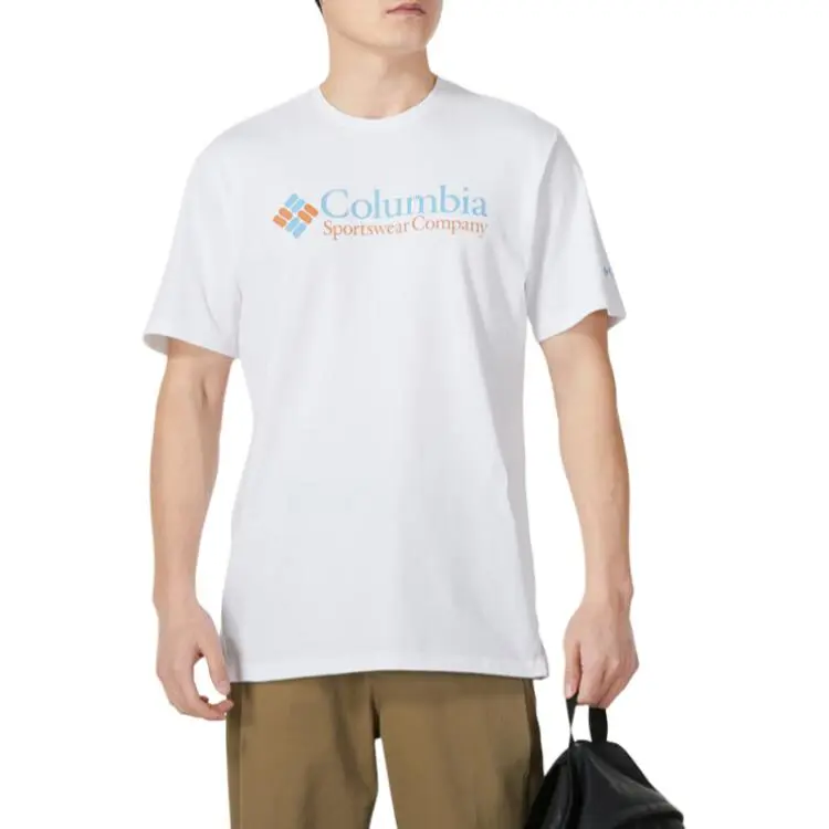 Columbia T Shirts Men White-2