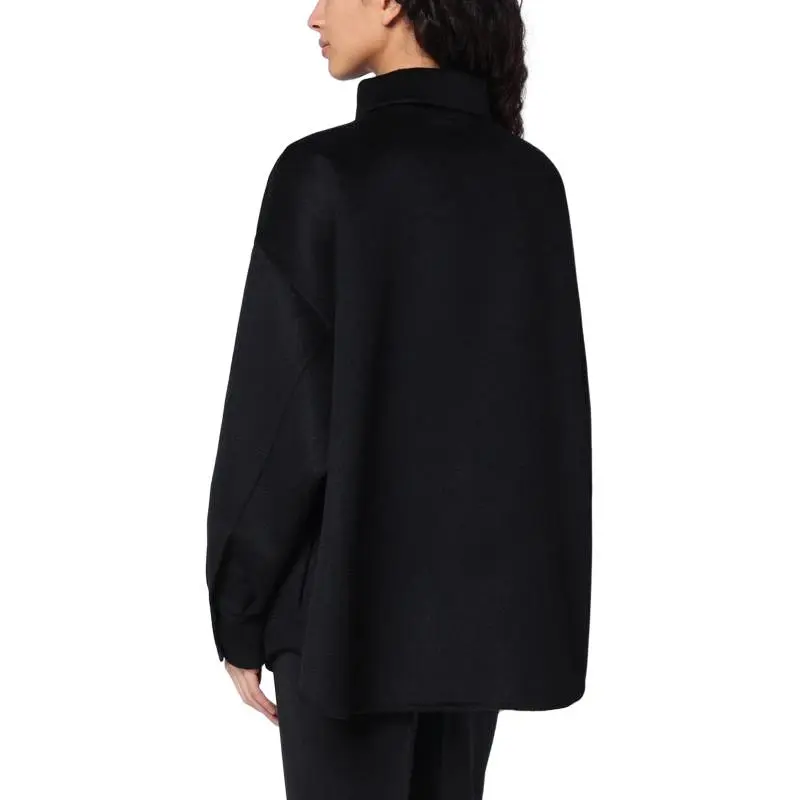 PRADA Triangle Logo Button Up Jacket-3