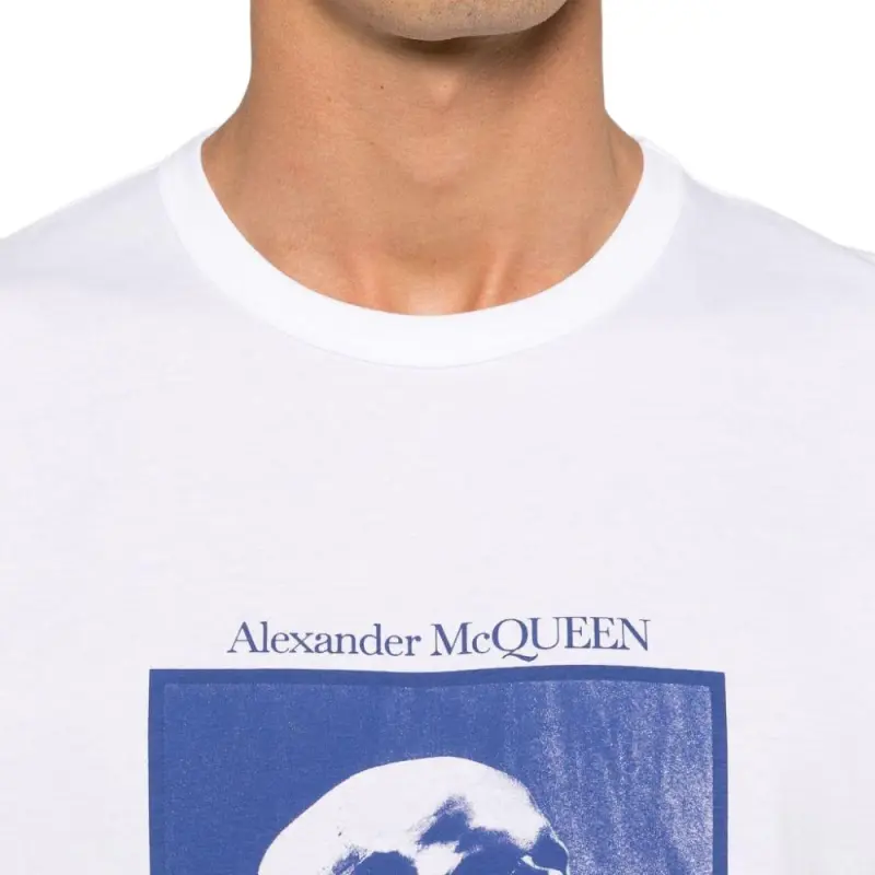 Alexander McQueen Skull Printed Crewneck T Shirt-4