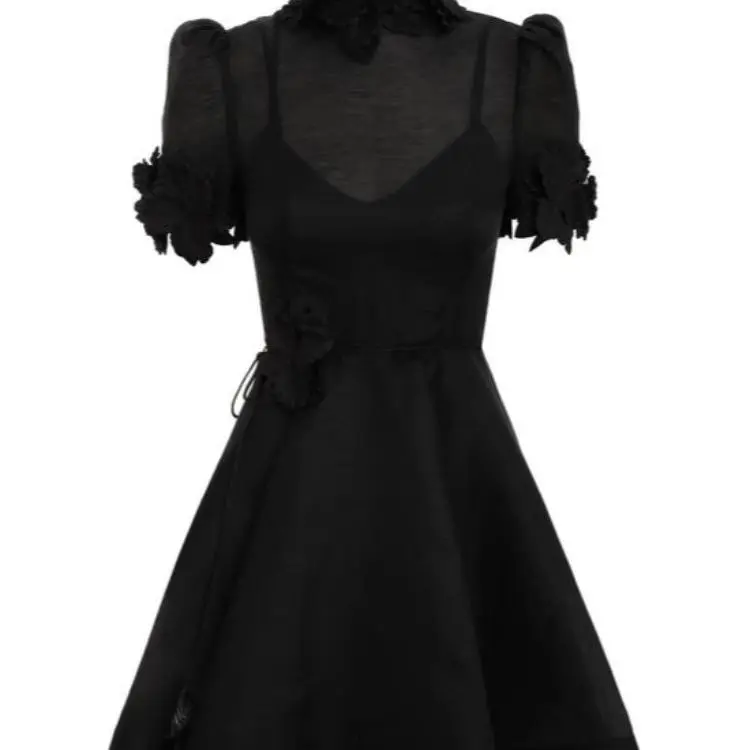 Zimmermann Luminosity Floral-appliqué Minidress-3