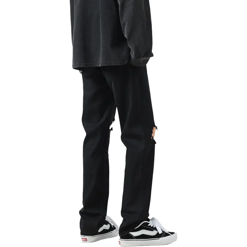 K411 Jeans Unisex Black-5