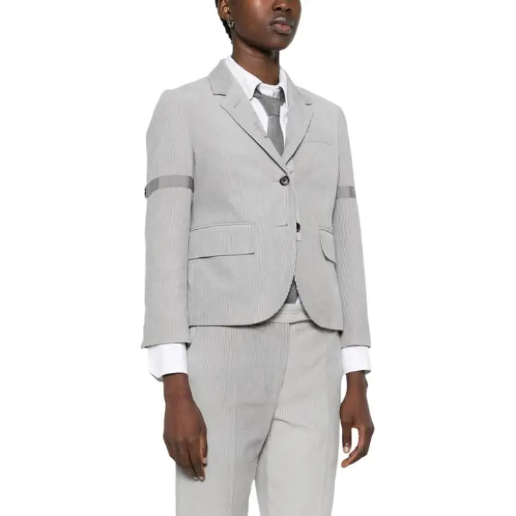 THOM BROWNE Corduroy Single breasted Blazer-3