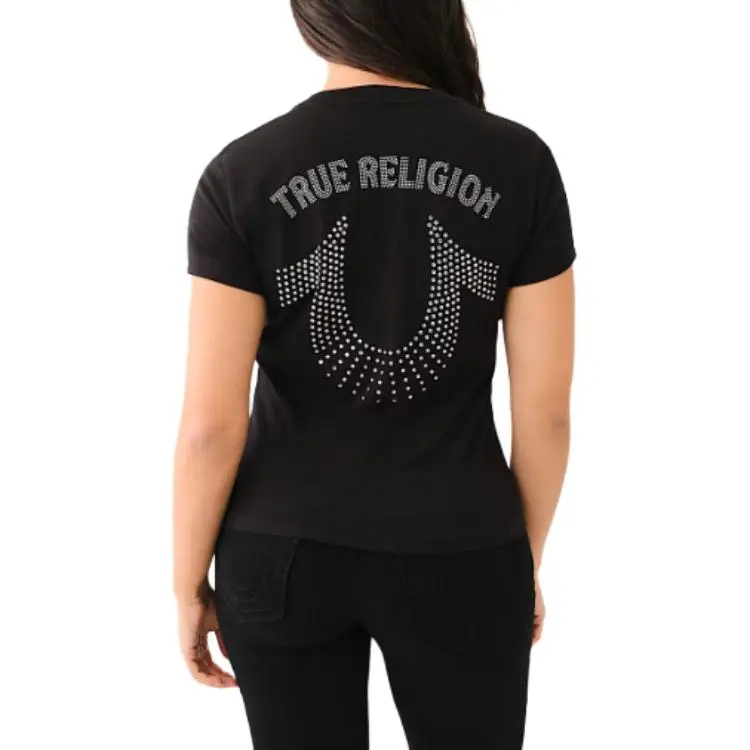 TRUE RELIGION T Shirt Women's Black-1