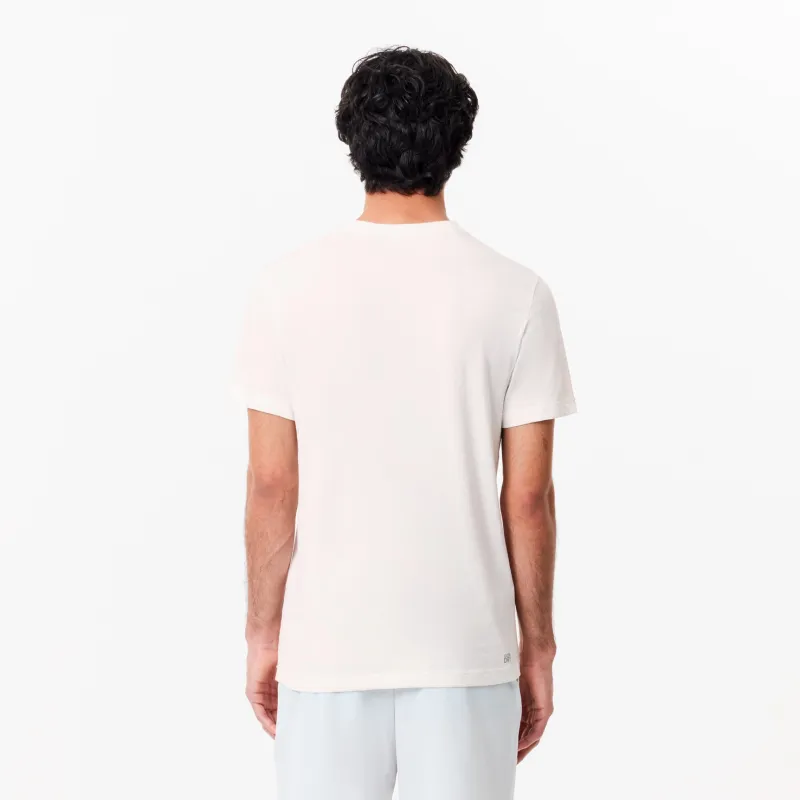 LACOSTE Crocodile print Jersey T shirt-3