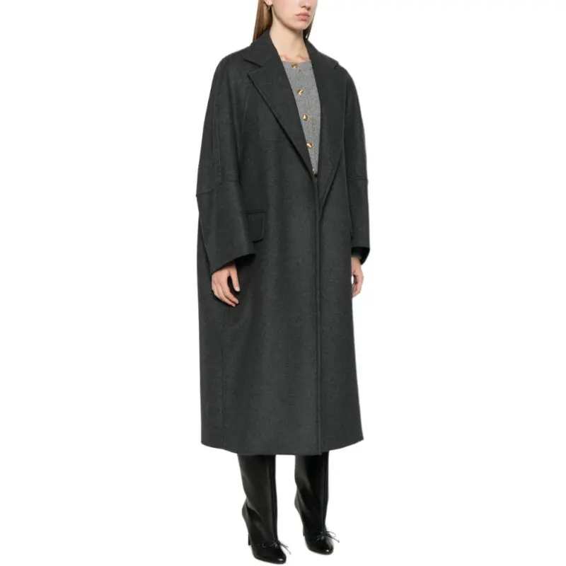 MaxMara V Neck Long Sleeved Coat-4
