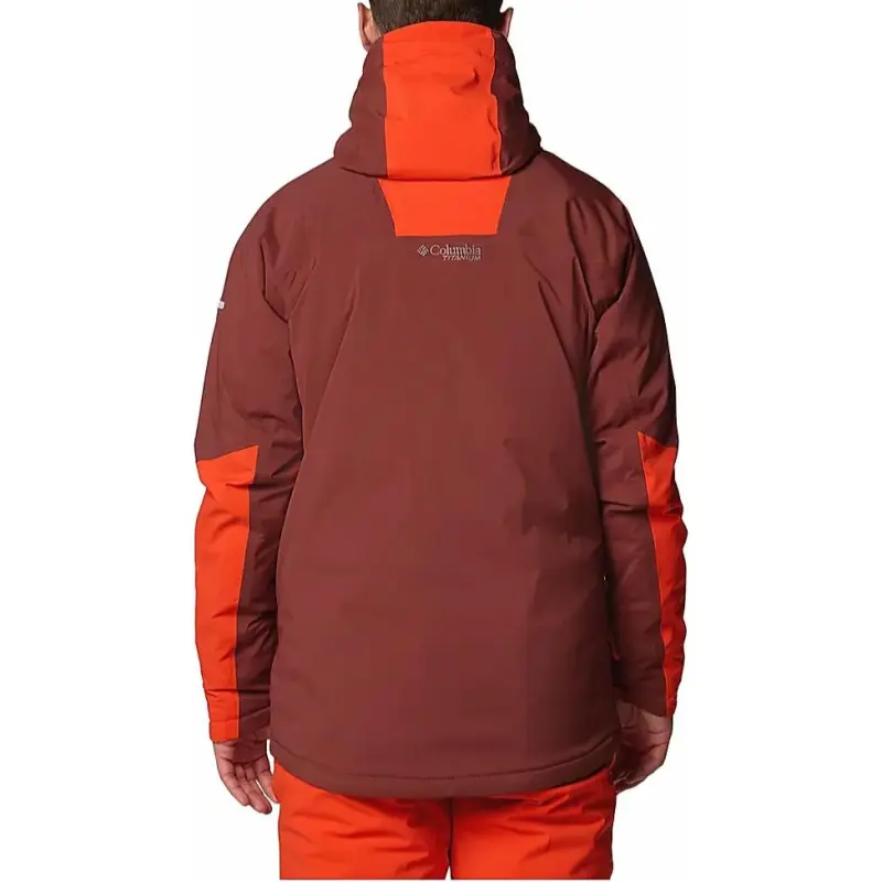 Columbia TITANIUM Skiing And Paragliding Waterproof And Warm Windbreaker Jacket Men's Brown-2