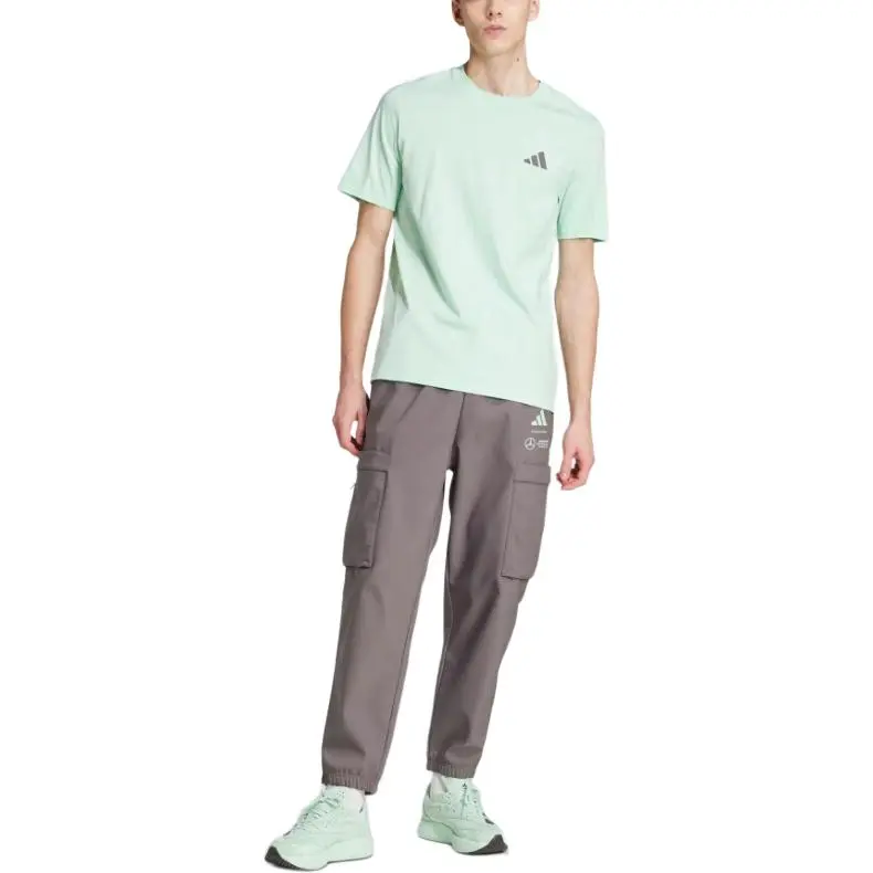 Adidas Mercedes Amg Petronas Formula Team Premium Woven Graphic T Shirt-2