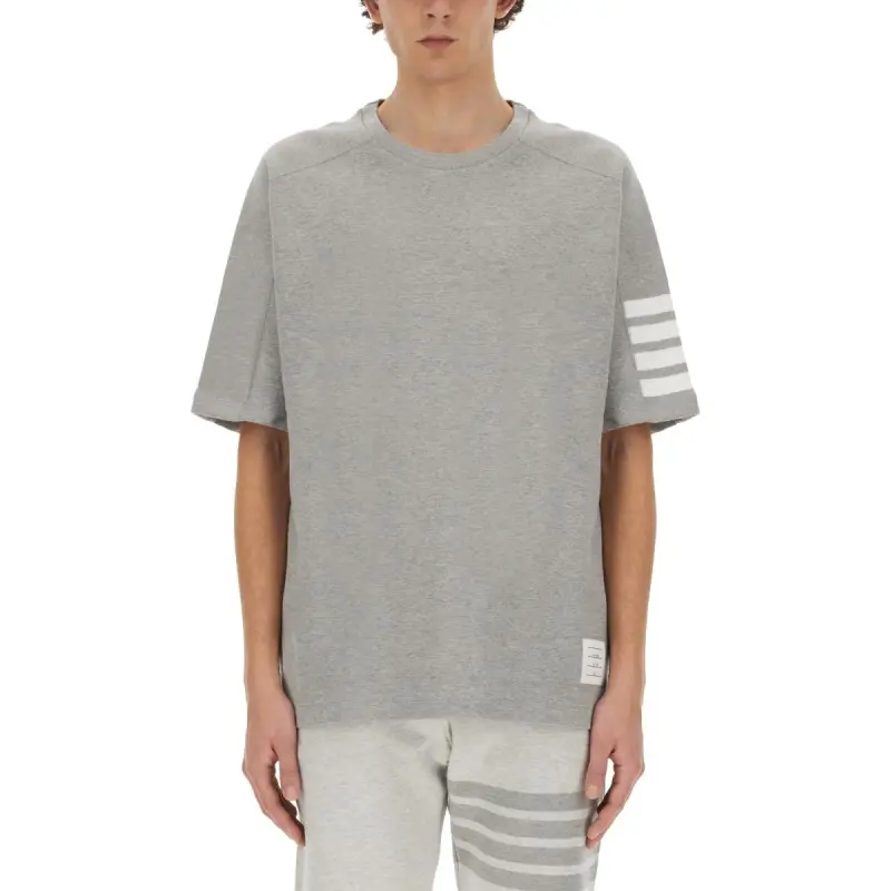 THOM BROWNE 4 Bar Stripe Crewneck T Shirt-2