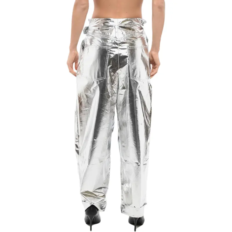 BALMAIN Pleated High waisted Tapered Trousers-1