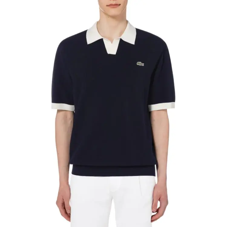 LACOSTE Polo Shirt Men's Dark Blue-3