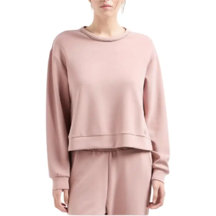 EMPORIO ARMANI EA7 SS25 Sweatshirt Women's Pink-1