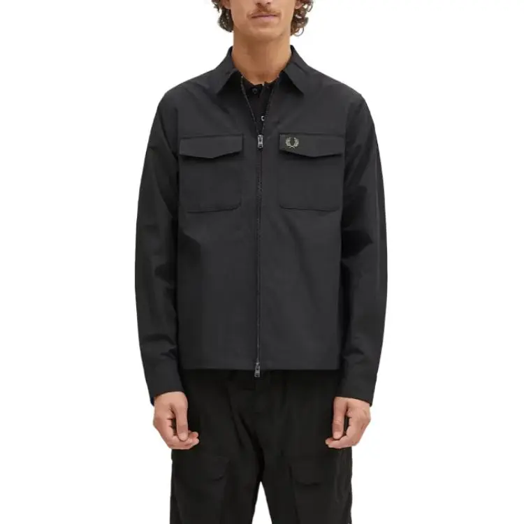 FRED PERRY Jackets & Coats Men's Black-2