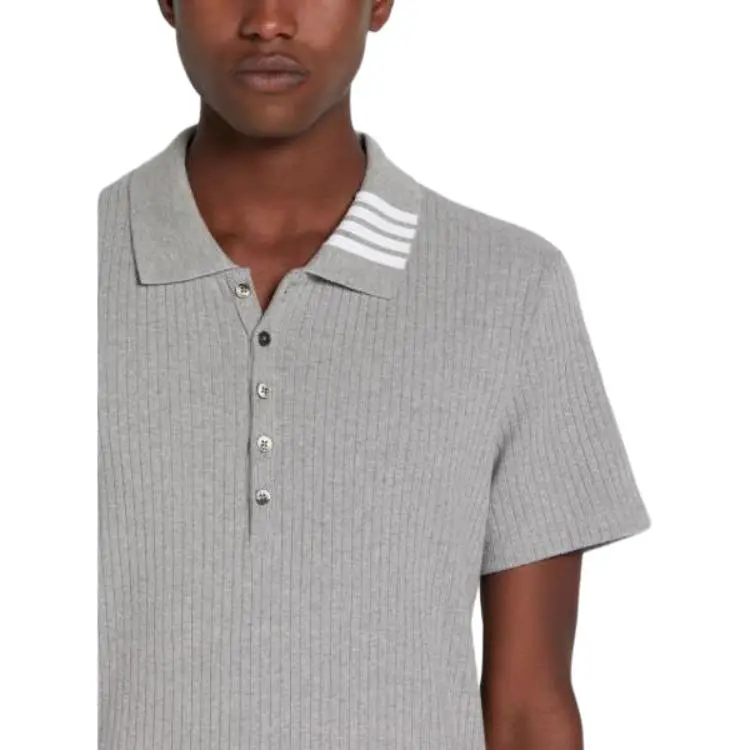 THOM BROWNE· T Shirt Men's Gray-3