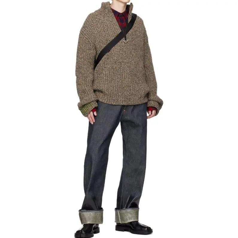 Maison Margiela Speckle-knit Wool Blend Jumper-4