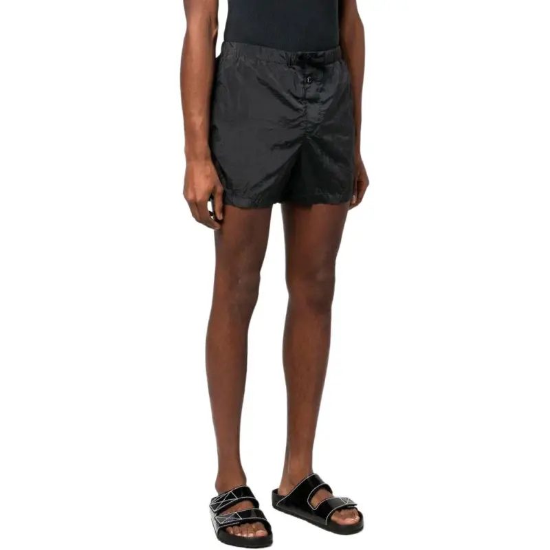 STONE ISLAND Casual Shorts Unisex Black-3