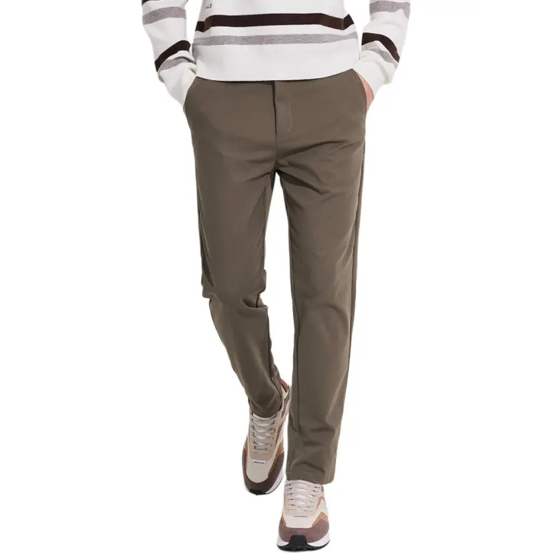 FAIRWHALE Casual Pants Men's Khaki-3