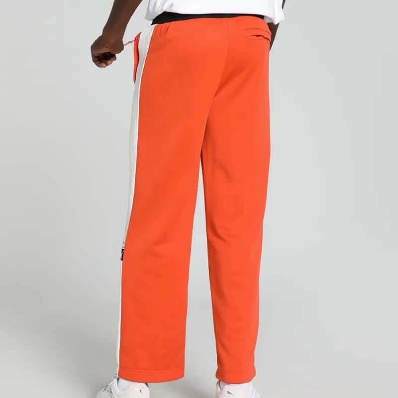 PUMA ESS FORWARD HISTORY Track Pant PT Knitted Sports Pants Men's Orange-4
