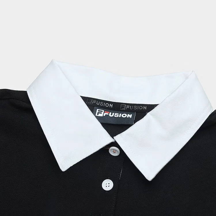 FILA FUSION Polo Shirt Women's Jet Black-4