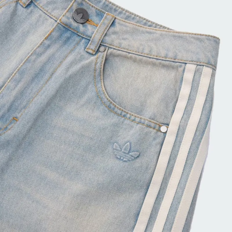 Adidas Originals ADILENIUMWASHED SS25 Jeans Women's Light Denim Blue-2