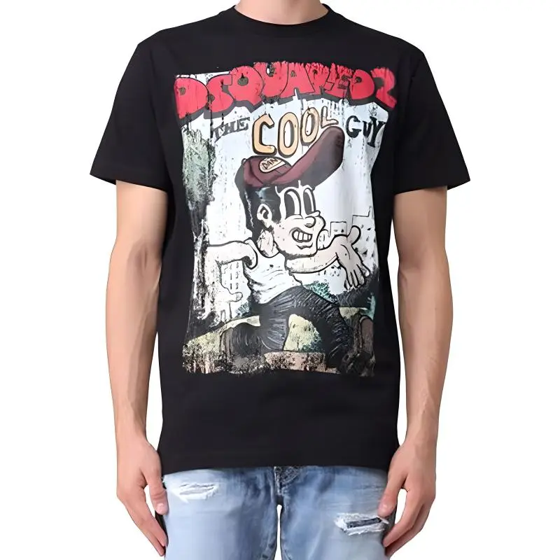 DSQUARED 2 Cigarette Crewneck T Shirt-2