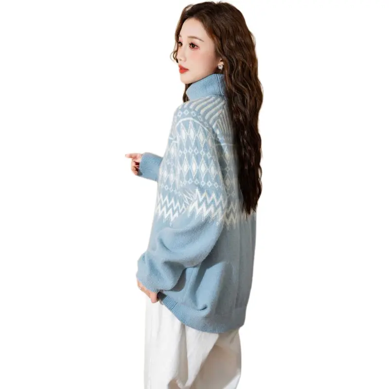 Tonlion Sweater Women's Moonlight Blue-2