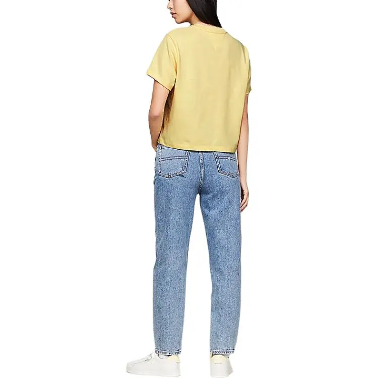 Tommy Hilfiger T Shirt Women's Yellow-3