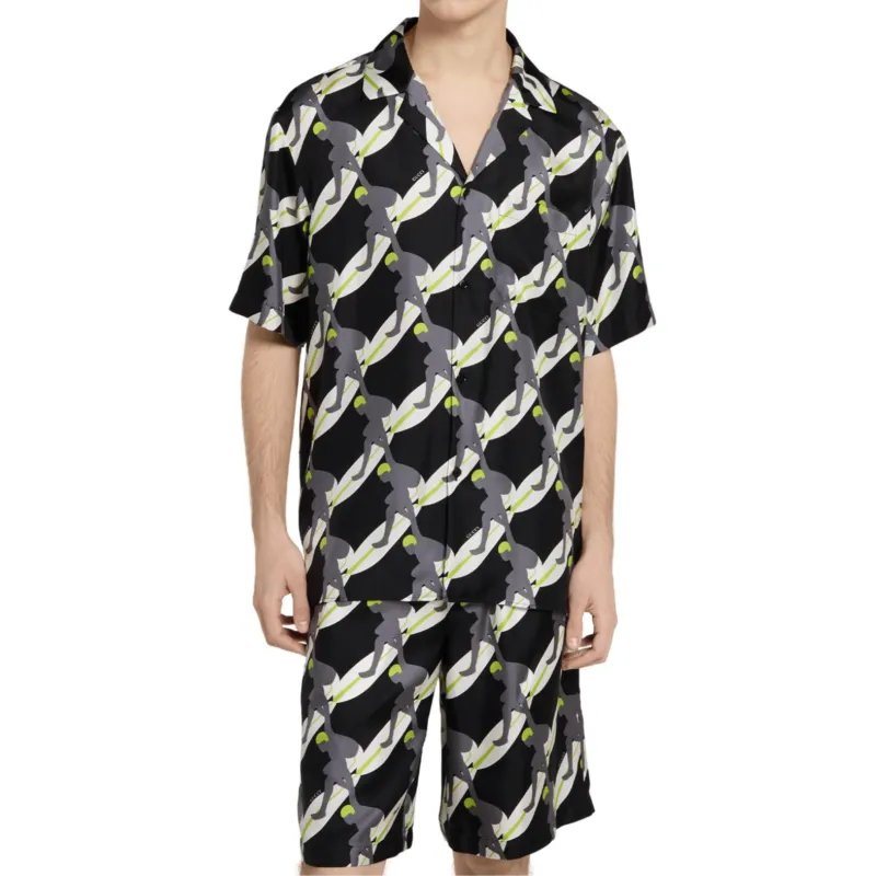 GUCCI SS25 Shirt Men's Black White-1