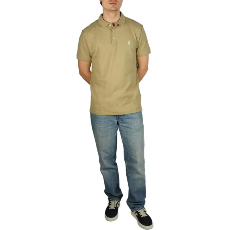 Polo Ralph Lauren Polo Shirt Men's Dark Beige-3