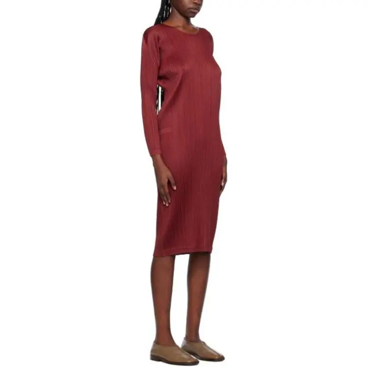 ISSEY MIYAKE November Pleated Dress-2