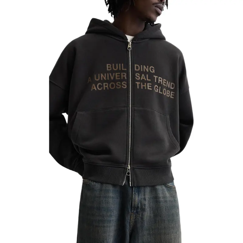 ZARA Sweatshirts Men Black-3