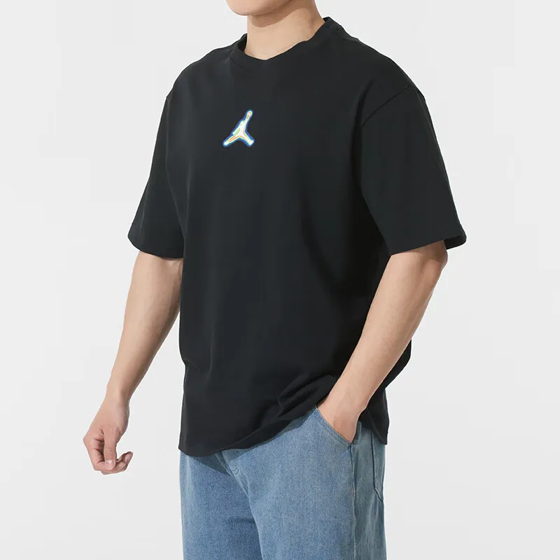 Jordan T Shirts Men Black-4