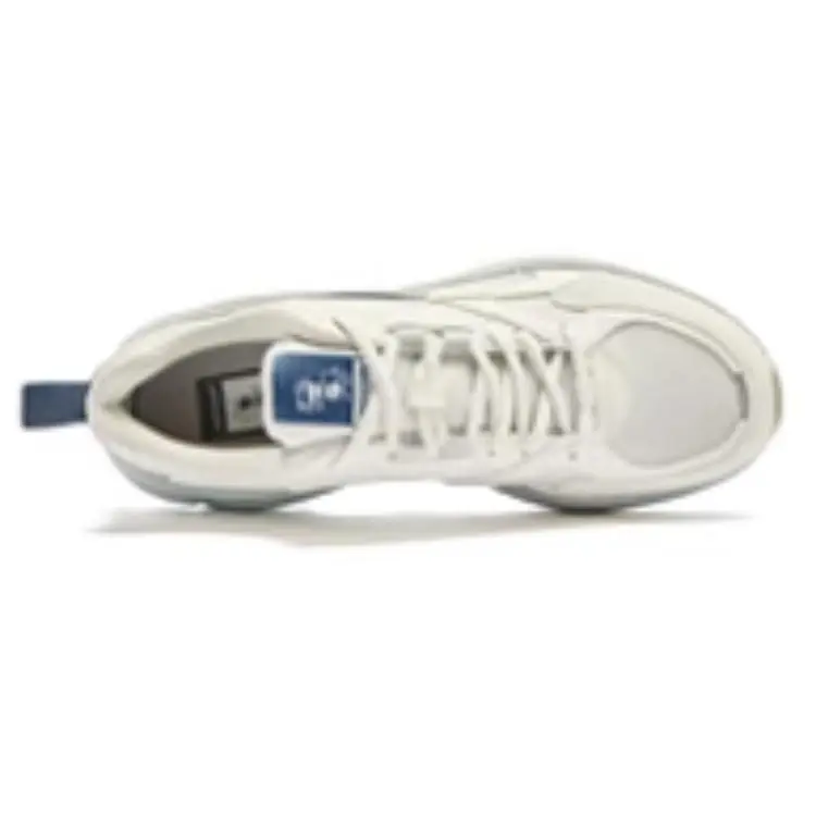 QIAODAN Get Rich Every Day Coverage Lightweight Height Increasing Low Top Casual Shoes Men's White Blue-3