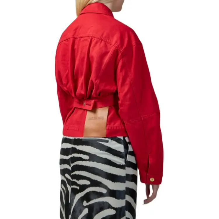 Jacquemus La Veste De Nimes 'Red'-1
