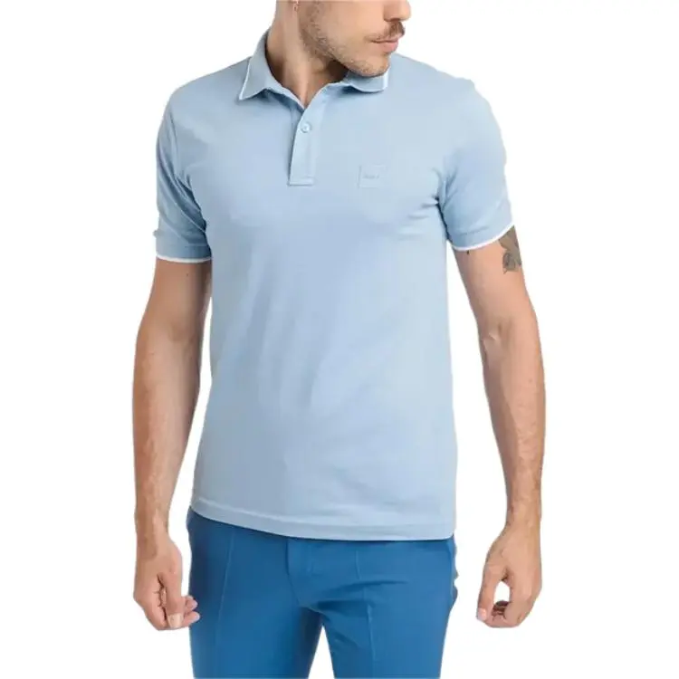 HUGO BOSS Polo Shirt Men's Light Blue-3