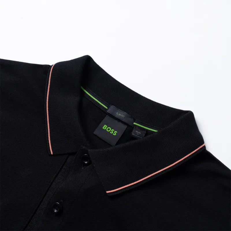 HUGO BOSS Logo Embroidered Short Sleeved Polo Shirt-6