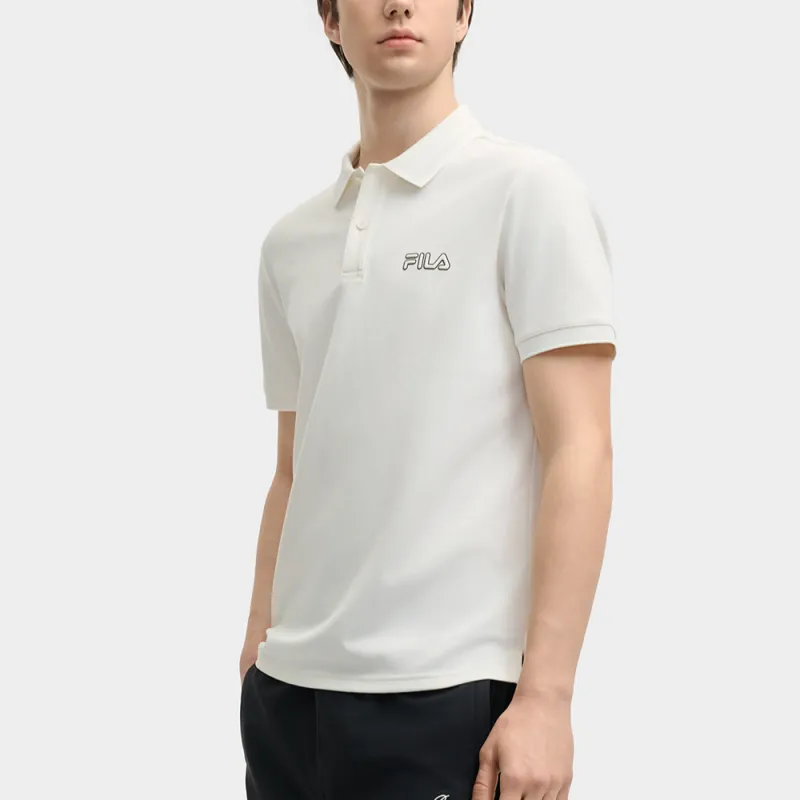 FILA MODERN HERITAGE Polo Shirt Men's Cloud White-2