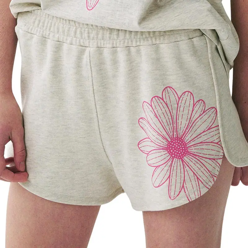 MARDI MERCREDI SS25 Casual Shorts Korean Style Women's Oat Pink-3