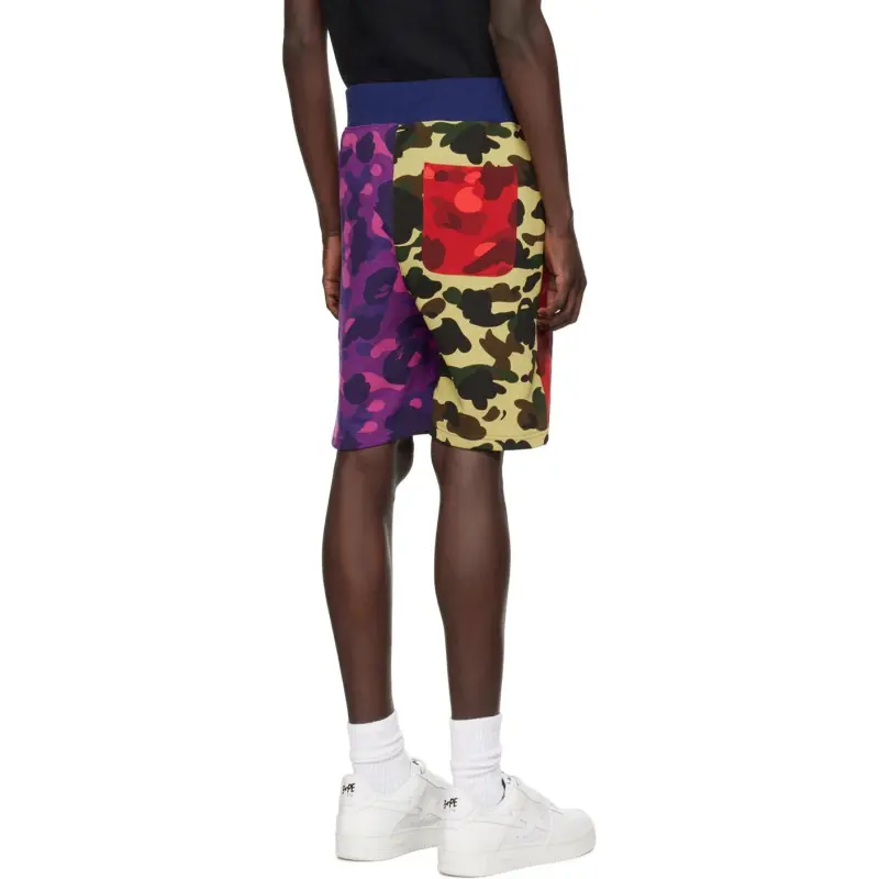 Bape Mix Camo Crazy Sweat Shorts SS23-4